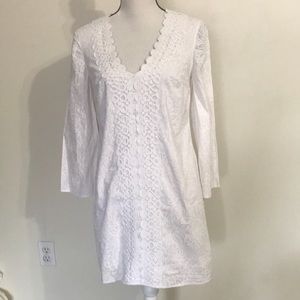 Lilly Pulitzer Dress White small cover up lace